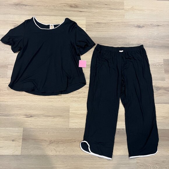 NWT Kate Spade Pajama Set PJs Top and Bottom 2 Piece Size Medium - Picture 2 of 9
